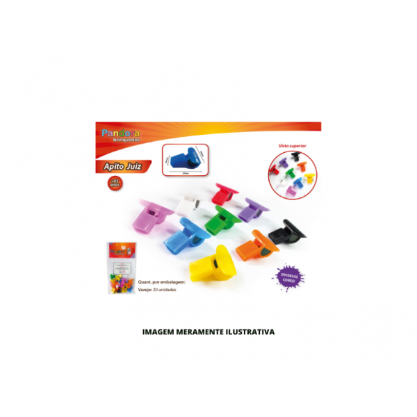 BRINQUEDO - PANDORA - APITO JUIZ - PCT20